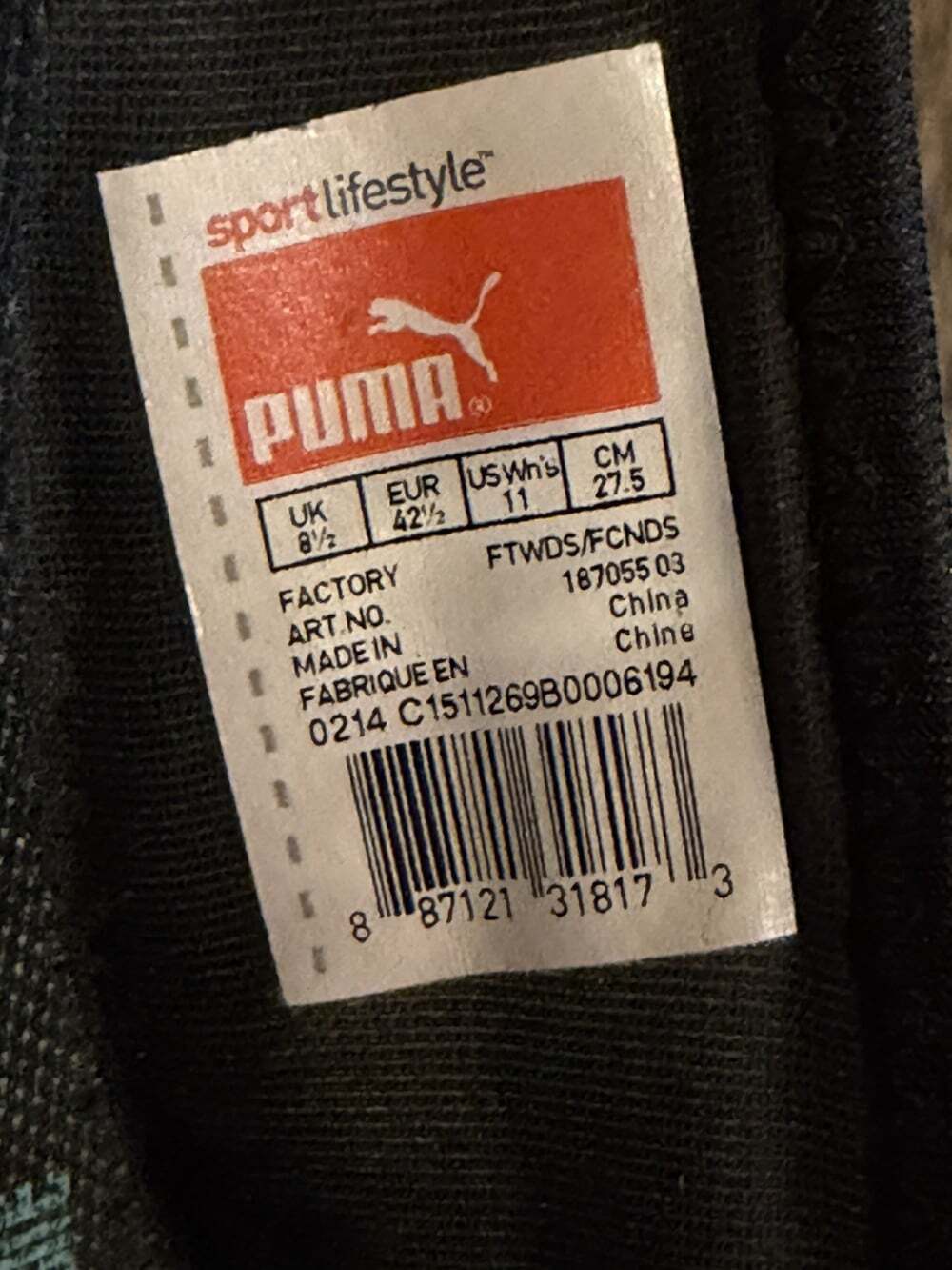 Puma Asha Alt 2 Women’s 11 Black Teal Slip-On Ballet Sneakers 187055-03 - Picture 5 of 11